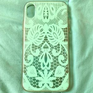 Teal Ridged Plastic, HayDay, iPhone XR Case